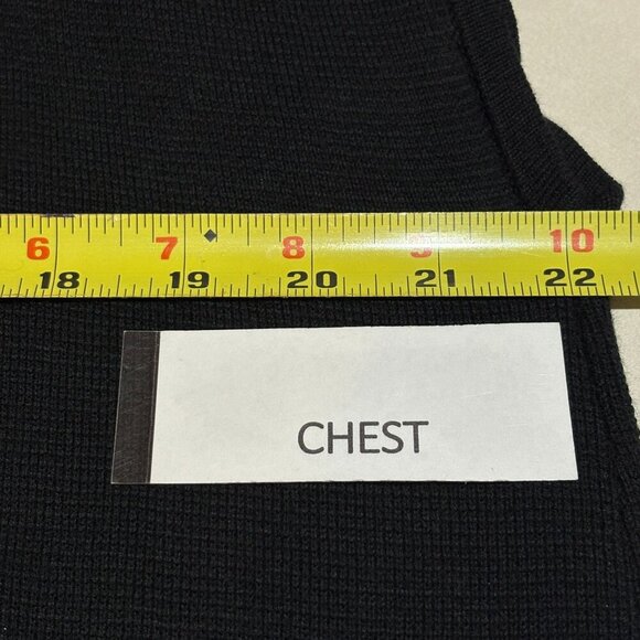 Chico's Long Duster Sweater Vest Sz 3 (XL) Office Lagenlook Cotton Minimalist - Picture 6 of 8